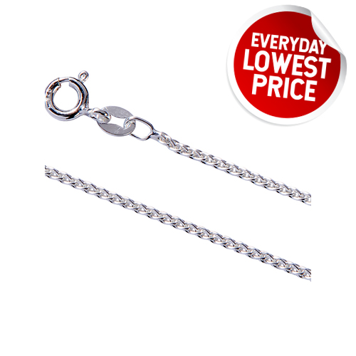 Silver Spiga Link 035 Essential Chain (1.5mm)