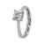 18k White Gold Traditional Solitaire 0.94ct I SI1