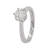 18k White Gold 6 Claw Solitaire Ring 1.05ct O SI2