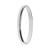 9k White Gold Comfort Fit Wedding Band (2mm)