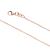 9k Rose Gold Anchor Chain (1.3mm)