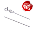 Silver Spiga Link 025 Essential Chain (1mm)