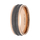 Rose Gold Plated Tungsten Ring with Sandblast Centre (8mm)